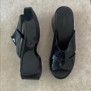 Jelly platform sandals